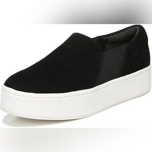 Vince “Warren” Black Suede Sneakers - 7.5 Women’s